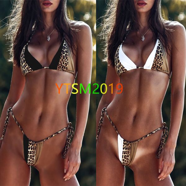 

three-point bikini 2-piece suit swimwear women's belt swimsuit 2020 fashion bathing suit summer style, White;black