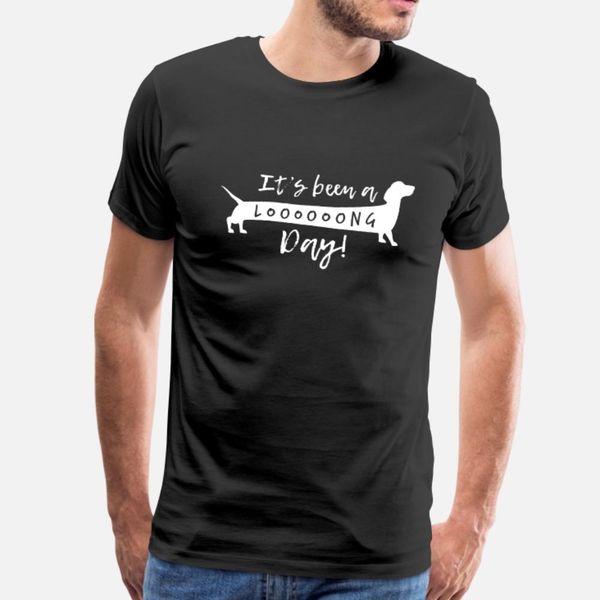 

funny long day dachshund sausagedog gift t shirt men personalized cotton o neck unique fitness humor summer cool shirt