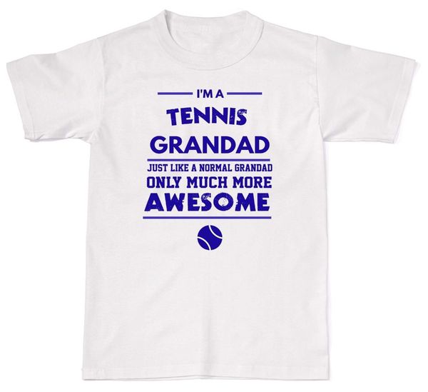 

2019 summer sale fashion awesome tenniser grandad gift funny cool sporter t-shirt cotton