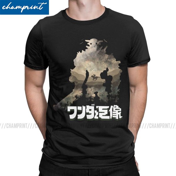 

shadow of the colossus videogame t shirt for men 100% cotton funny t-shirts crewneck tee shirt short sleeve clothing plus size