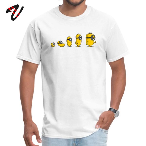 

minion evolution & tees men tshirt adventure time t-shirt fashion 100% cotton t shirt funny streetwear cartoon