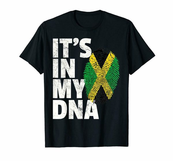 

black jamaica flag t shirt jamaican pride dna men women kids gift 100% cotton tee shirt