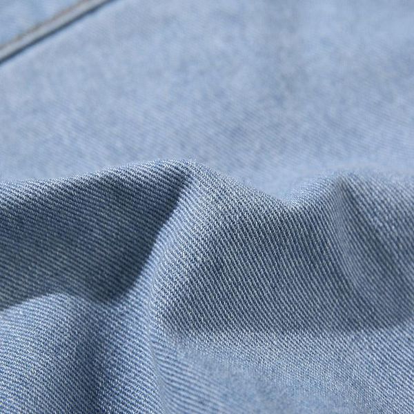 

men's summer light blue short jeans new fashion men cotton straigt denim shorts men knee length