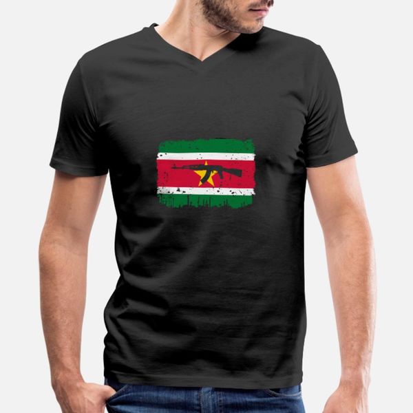 

homeland fight ak 47 heimat roots suriname png t shirt men customized short sleeve size s-3xl fit loose funny casual summer style shirt