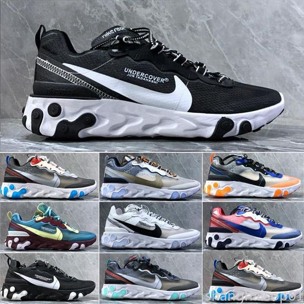 

2019 Chaussure best mens trainers Element 87 55 Undercover Upcoming grey royal red sports shoes men women Sneakers shoes 36-45 s01