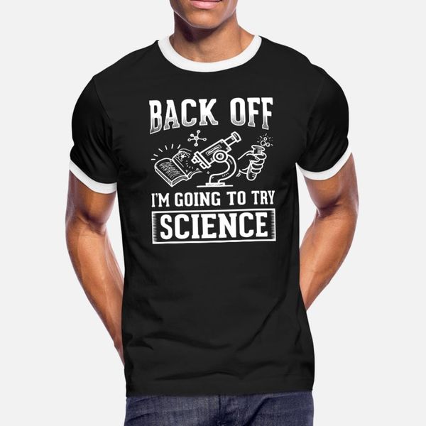 

sarcastic biology design quotegoing to try science t shirt men sunlight cotton round neck costume sunlight new style spring trend shirt