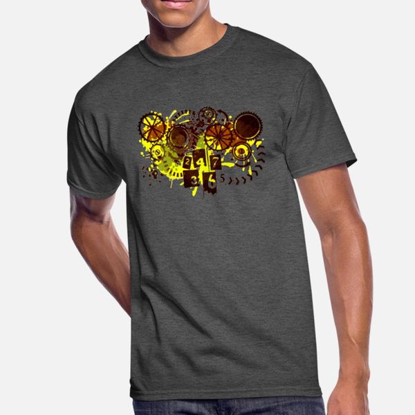 

24/7/365 t shirt men designing cotton round neck kawaii cute fashion spring standard shirt