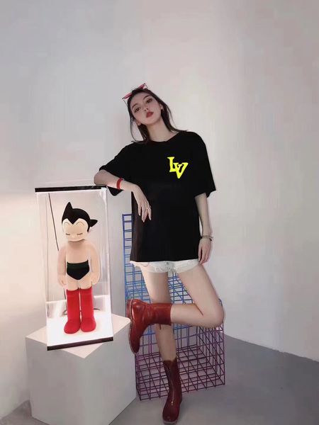 

2020 new mens t shirt men women couples casual short sleeve mens round neck tees colors s-xxl, White;black