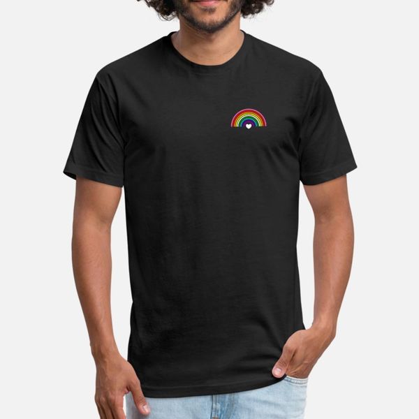 

gay pride lgbt rainbow heart pop art 2018 march t shirt men custom cotton o neck leisure cute basic spring cool shirt