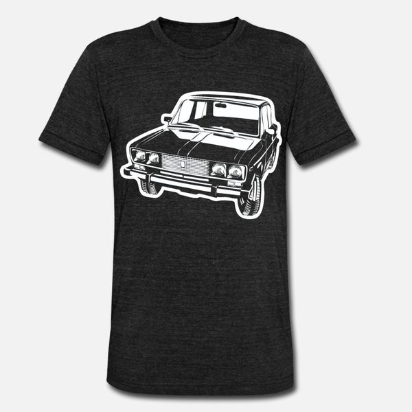 

lada 2106 illustration t shirt men knitted cotton crew neck trend anti-wrinkle comfortable spring autumn original shirt