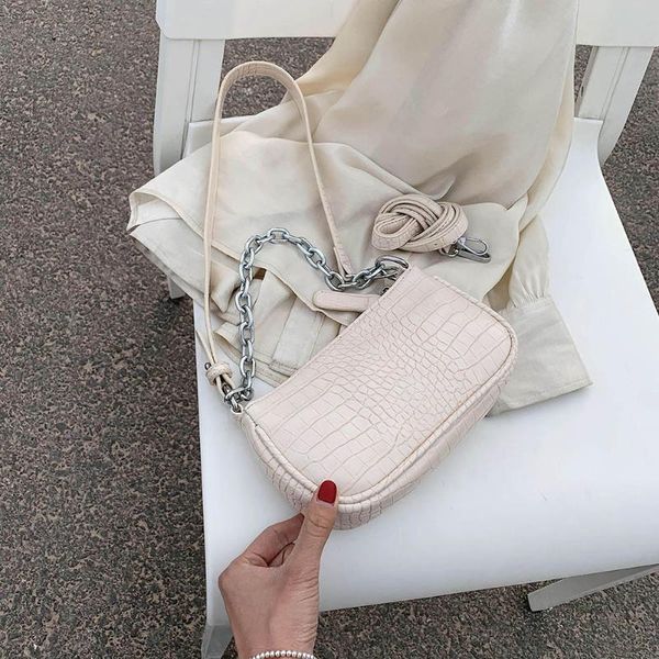 

2020 stone pattern ladies fashion purse pu leather women handbags solid armpit elegant female shoulder travel totes bag