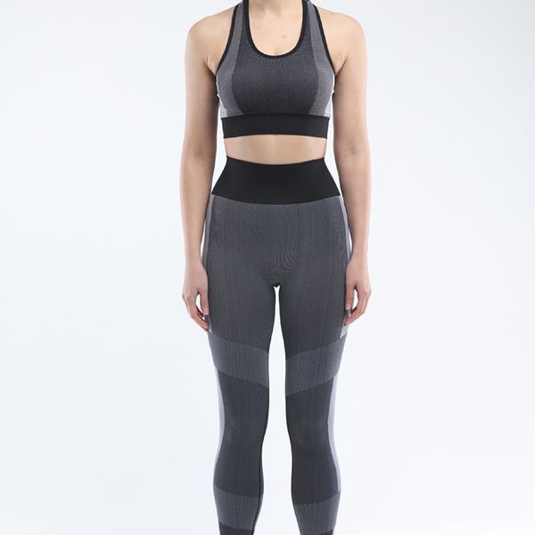 

yoga outfits fitness comfortable breathable sportswear running high waist quick-drying tight seamless hip pants sleeveless suit set, White;red