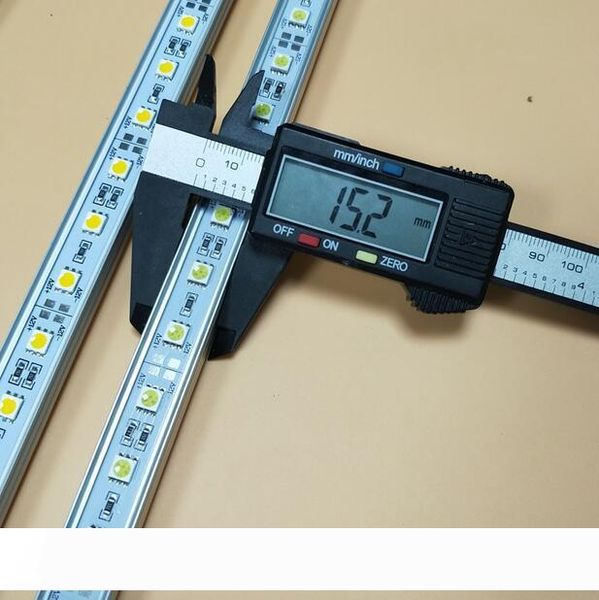 

led rigid strip light 8w 800lm 5050 smd led bar light white warm white 36leds 50cm cabinet led rigid strip dc12v showcase