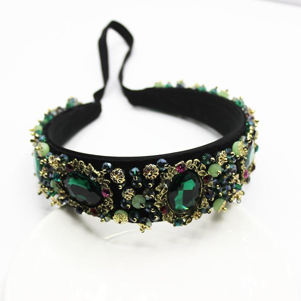 

women new arrival handmade gem headpieces wedding bridal hairband crystal headbands for bride jewelry 501 y19051302, Slivery;golden