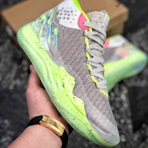 

12 ar4229 900 with multi color metallic silver size 40-46 2020 mens basketball shoes new arrival pour hommes, White;red