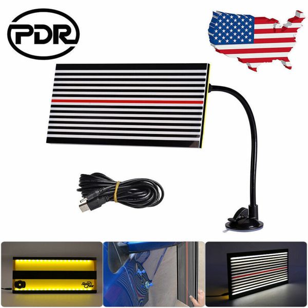 

pdr strip line board paintless dent repair tool kit pdr lamp reflector board dent detector for car body remove