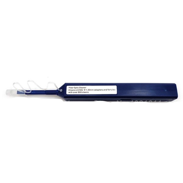 Freeshipping One Action LC MU Волоконно-оптический Pen очиститель с более чем 800 использовать время для очистки 1,25 мм LC / MU Волоконно-оптический соединитель для очистки Pen