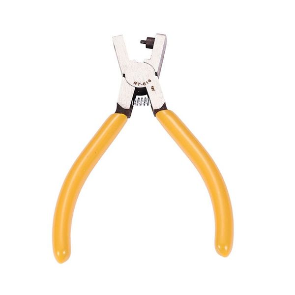 

watch band leather hole punch plier universal 2.0mm hand strap wrist belt puncher pliers repair tools suitable for belts, Silver