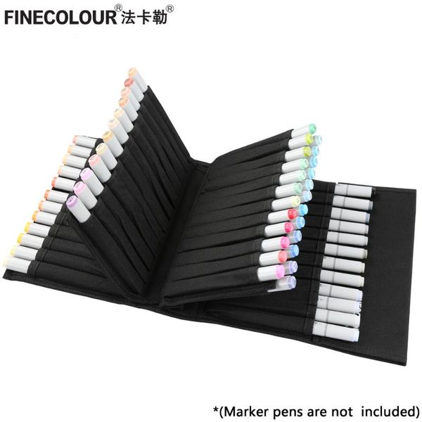 

finecolour marker pen case large zipper bags for art marker fineliner organized portable convinient pencil case art supplies