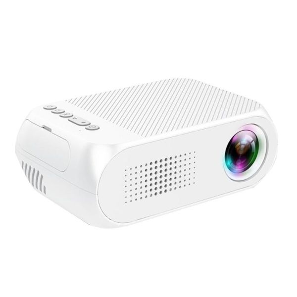 

yg320 white mini portable led projector usb hdmi home cinema projector for mobile phone home theater for eu plug
