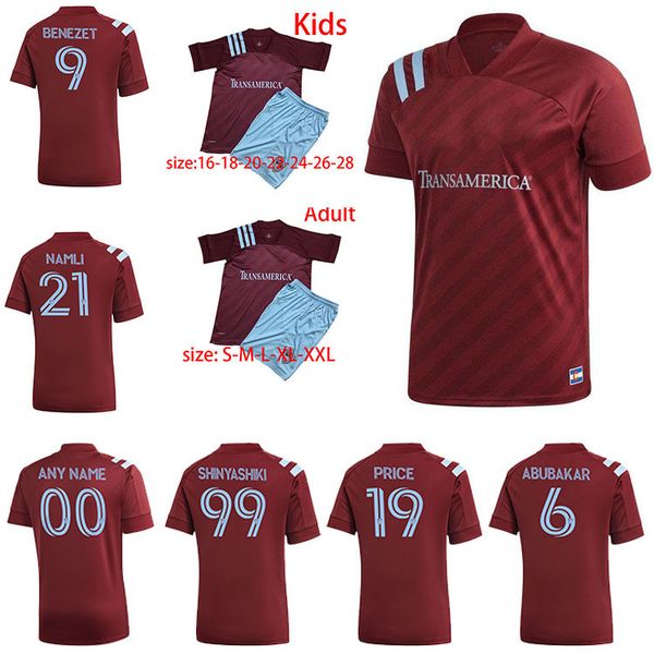 

2021 colorado soccer jerseys red shinyashiki abubakar mls mens football shirts price namli benezet uniforms size: s - xxl, Black;yellow