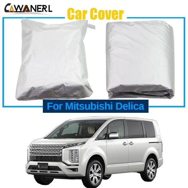 

full car cover for mitsubishi delica 2007-2020 outdoor indoor sun anti-uv snow rain dust protection mpv cover windproof