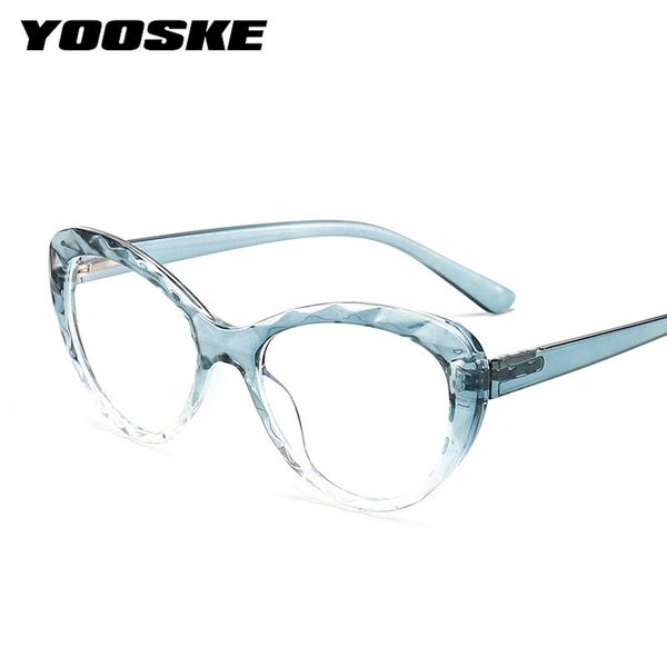 

sunglasses yooske cat eye blue light blocking glasses frames women fashionable computer gaming eyeglasses transparent fake optical eyewear, White;black
