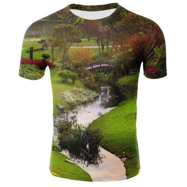 

3d t -shirt o -neck nature printed 3d hombre 3d print shirts oversized comics hippie men clothing