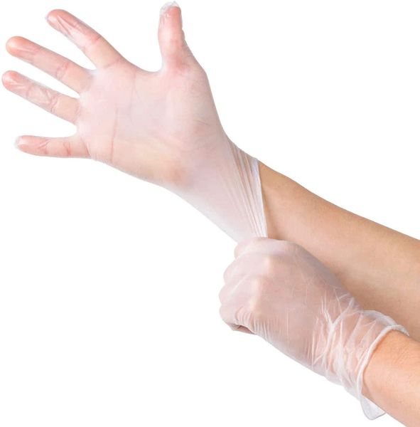

gloves disposable glove box package powder free work safety gloves for kitchen food work available