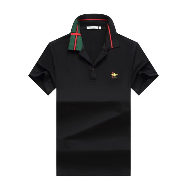 

2020ss spring and summer new high grade cotton printing men designer polo shirts fashion casual polos mens designer t shirts polo, White;black