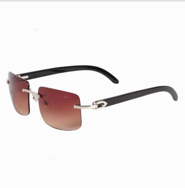 

frame glasses 2020high rimless quality sunglasses men round sunglass luxury eyewear eyeglasses buffalo horn glasses ch01, Blue