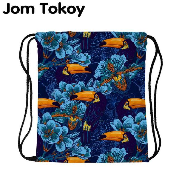 

jomtokoy fashion women waterproof backpack lovely alpaca printing travel softback women mochila drawstring backpacks skd29067