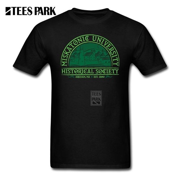 

online tee shirts miskatonic historical society male cotton short sleeve t shirts oversize style hombre really funny t shirts