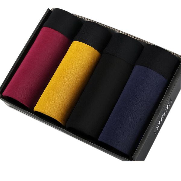 

underpants underwear boxer men's panties bamboo fibe 4xl shorts modal boxershorts man homme cuecas masculina, Black;white