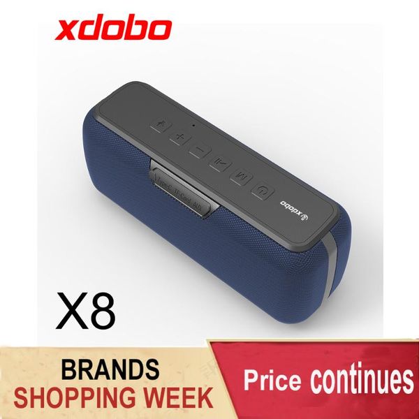 

xdobo x8 60w bluetooth speaker voice assistant column portable speaker with deep bass soundbar subwoofer ipx5 type-c waterproof
