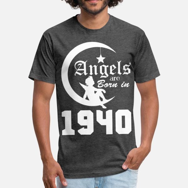 

angels are born in 1940 t shirt men knitted short sleeve round collar basic solid graphic casual spring autumn pictures shirt