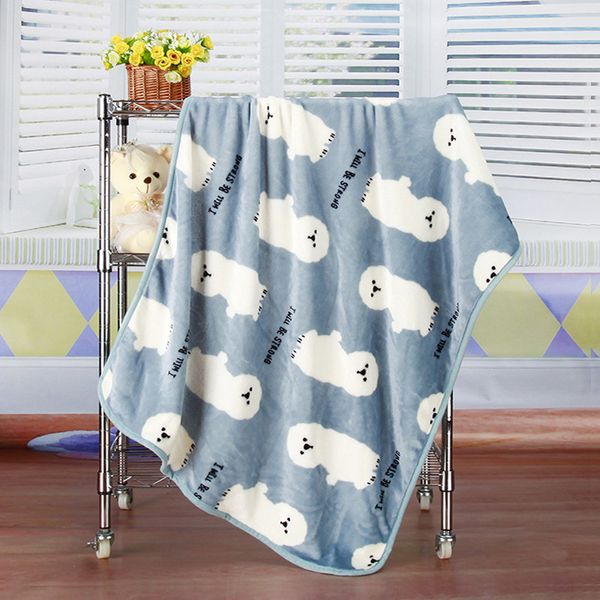

blankets simanfei baby wool blanket cartoon soft warm travel throw children kids wearable fluffy fur knee for beds