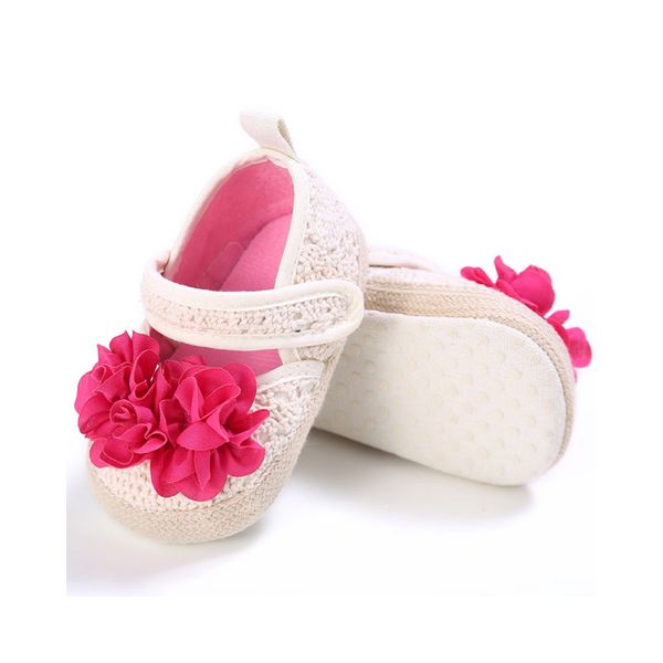 

new princess floral party first walkers baby toddler cotton fabric baby moccasins girls mary jane hard sole shoes