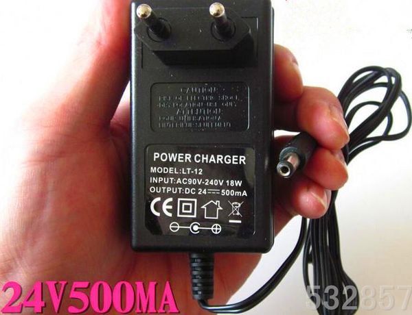 

eu standard 24v power adapter lead acid scooter battery charger electric e-scooter charger dc27.6v 500ma 5.5*2.1mm dc output