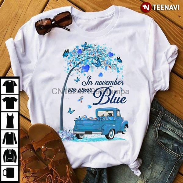 

men t shirt in november we wear blue diabetes awareness car women tshirts