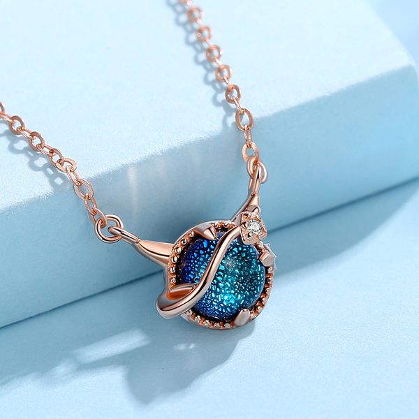 

танабата ожерелье глаз night sky star ожерелье женщина подвеска девочка сердце мечта звезда воротник способа цепи дьявола, Silver