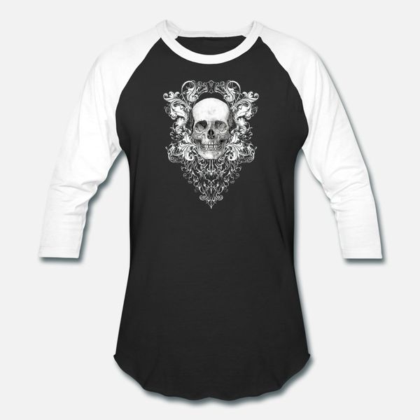 

ornate skull t shirt men designer short sleeve s-xxxl vintage famous comical summer style letters shirt