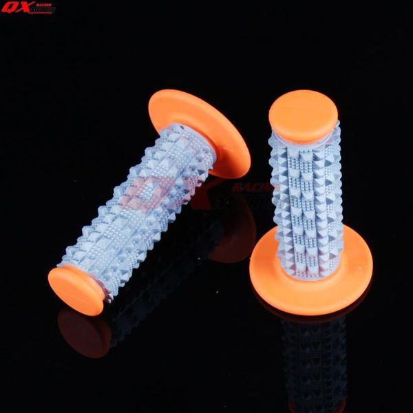 

оранжевый 3d tpe резиновых мягких рукояток dirt bike motocross мотоцикл mx girps fit bse кайо 7/8" handlebar цанга бесплатная доставка
