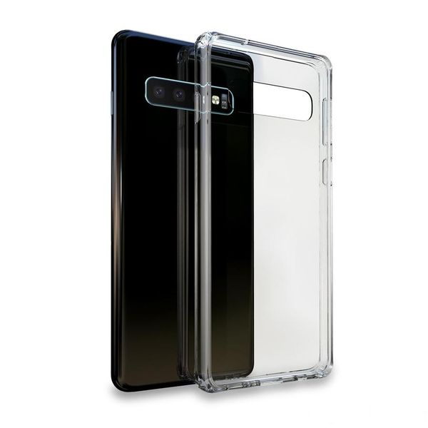 

20 pcs/lot galaxys10 clear tpu cover protector covers for samsung galaxy s10+ case transparent casing s10 plus s10e smartphone cases s10plus
