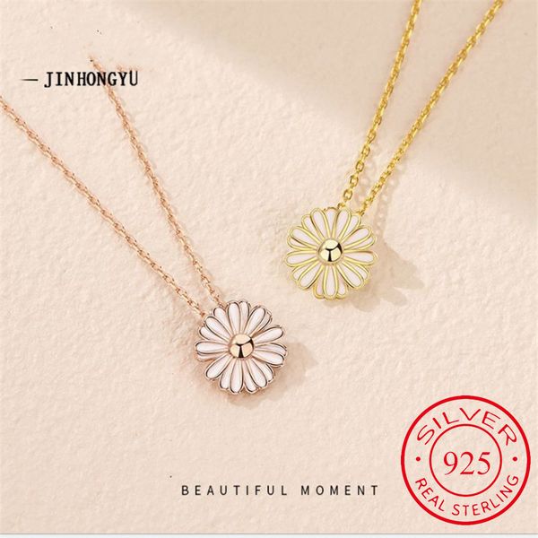 

new korean version clavicle chain female korean version simple temperament daisy personality fashion pendant, Silver