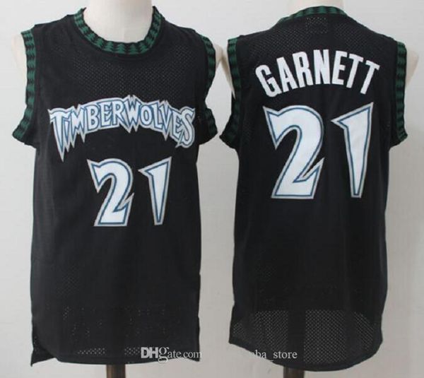 

men minnesota timberwolves 21 kevin garnett blue white gray black swingman jersey and pant jersey, Black;red