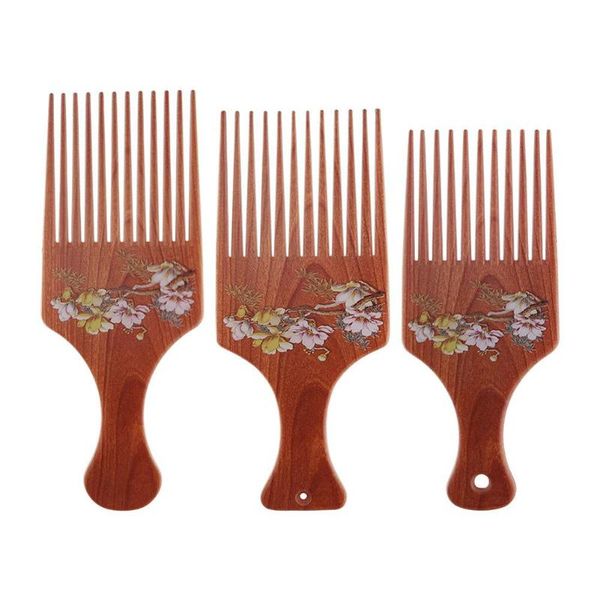 

xy fancy hair comb fork design for curly men women hair styling tool hairbrush head massage, Silver