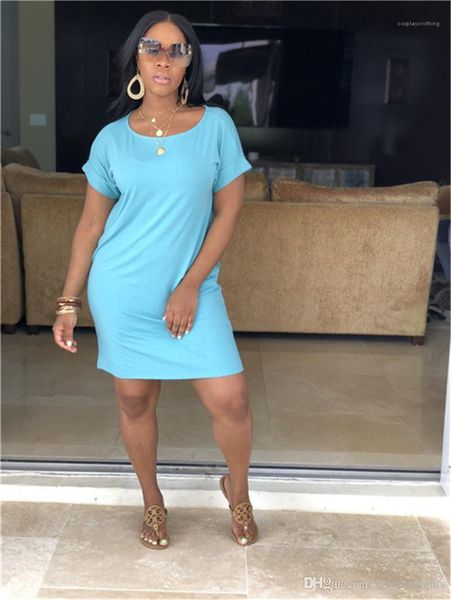 

color dresses casual fashion clothing procket crew neck short sleeve female apparel womens summer solid, Black;gray