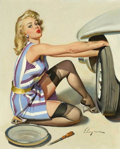 

элвгрена pin up girls home decor ремесло / hd печать картина масло на холст wall art холст pictures a372