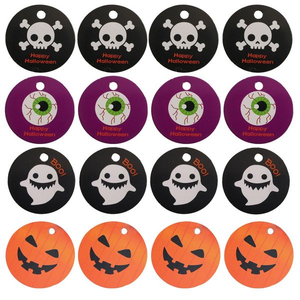 

hanging gift tags halloween packaging sealing tag baking message paper cards candy gifts labels stickers diy decorative accessories vt1506